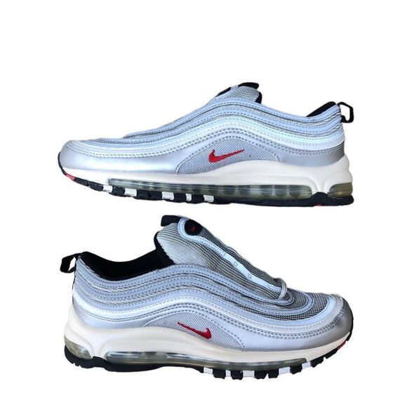 Deadstock Vintage 2002 Nike Air Max 97 Silver Bullet Size 7 - Picture 11 of 16
